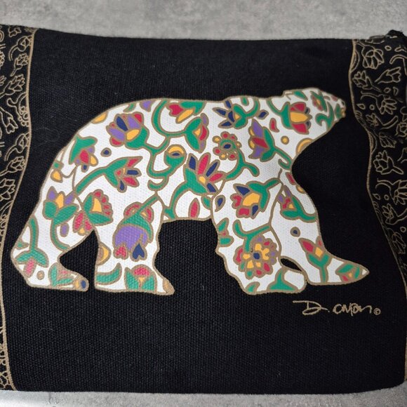 Oscardo Dawn Oman Spring Bear Cotton Zip Pouch - Picture 4 of 9